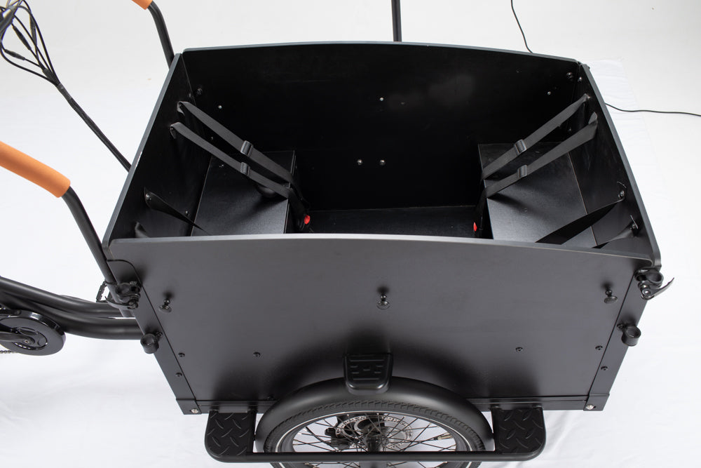 Aitour Starter cargo electric bike with front box – entry-level utility e-bike for families and daily transport in the UK-volt-ventures
