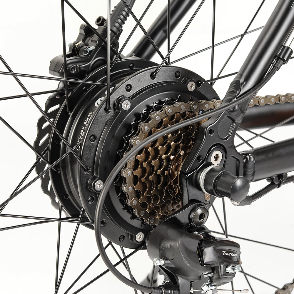 Eleglide M2 29 inch electric mountain bike with large wheels, powerful motor, and hydraulic suspension – Volt Ventures