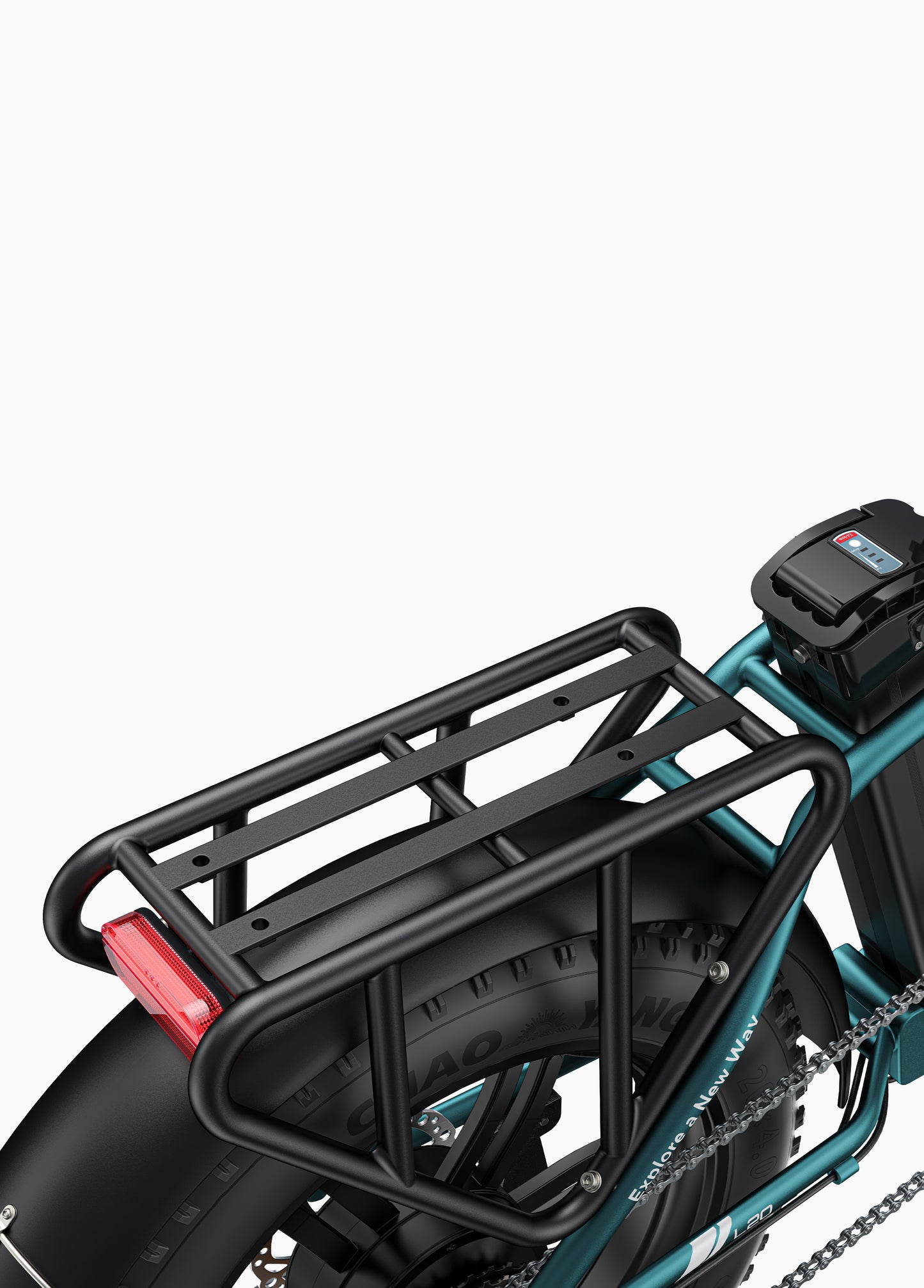 Engwe L20 Boost Green Fat Tyre Cargo Electric Bike – Durable City and Utility E-Bike from Volt Ventures