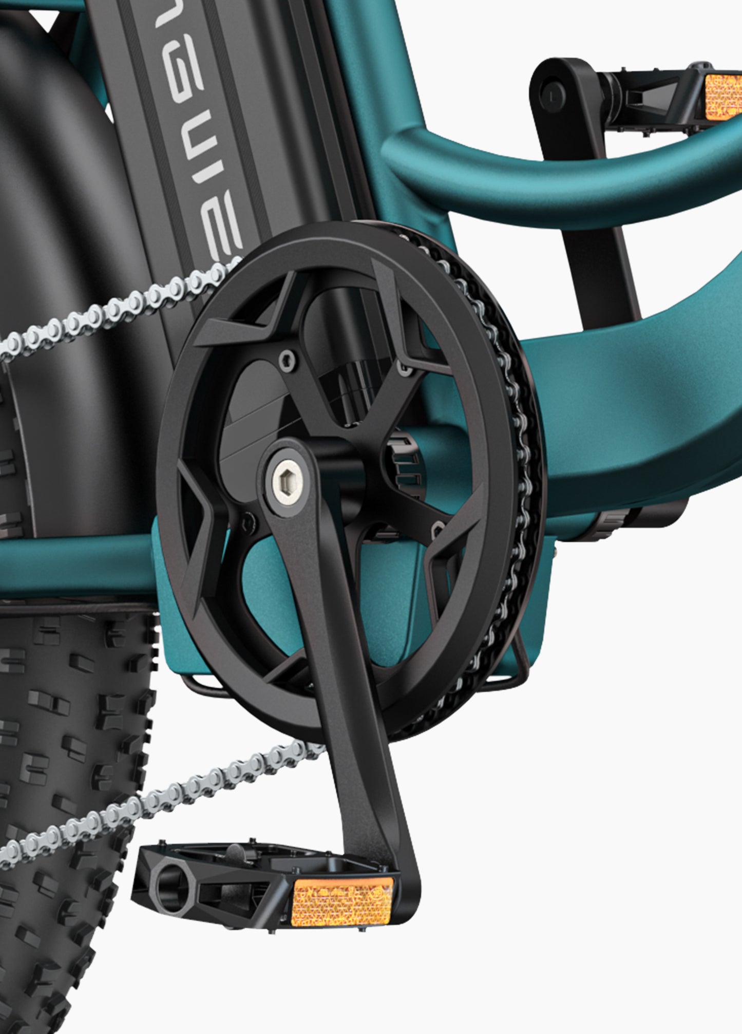 Engwe L20 Boost Green Fat Tyre Cargo Electric Bike – Durable City and Utility E-Bike from Volt Ventures
