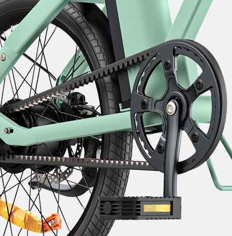ENGWE P20 foldable commuter electric bike in green with lightweight frame and long-range battery – available from Volt Ventures