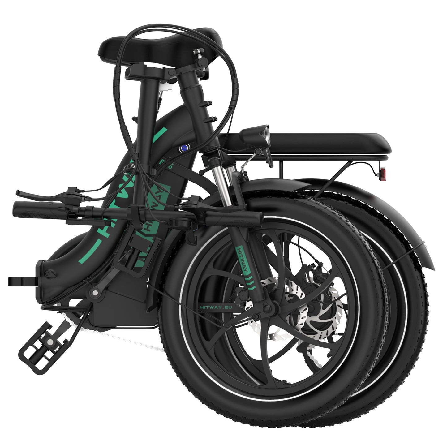 Hitway BK-6SL electric bike – 26-inch fat tyre e-bike with front suspension, LED display, and long-range motor – Volt Ventures