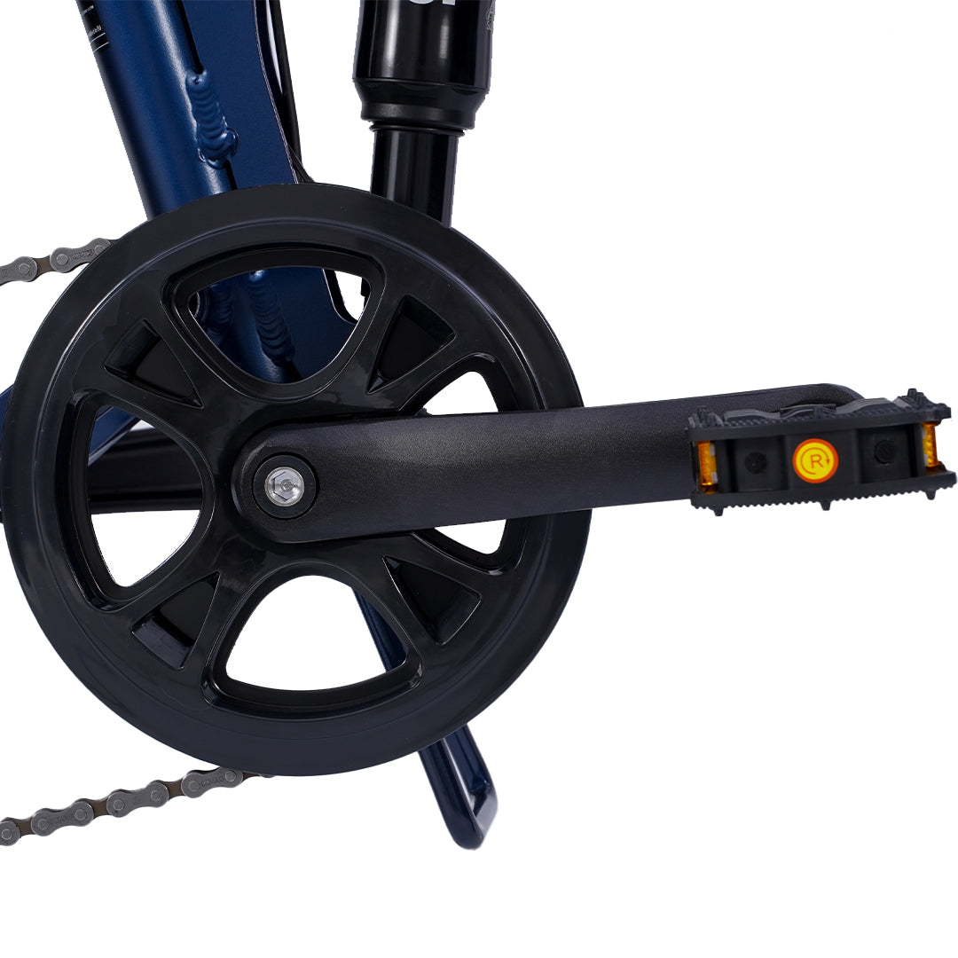 Hygge Soro electric bike – lightweight step-through city commuter e-bike with rear rack – Volt Ventures