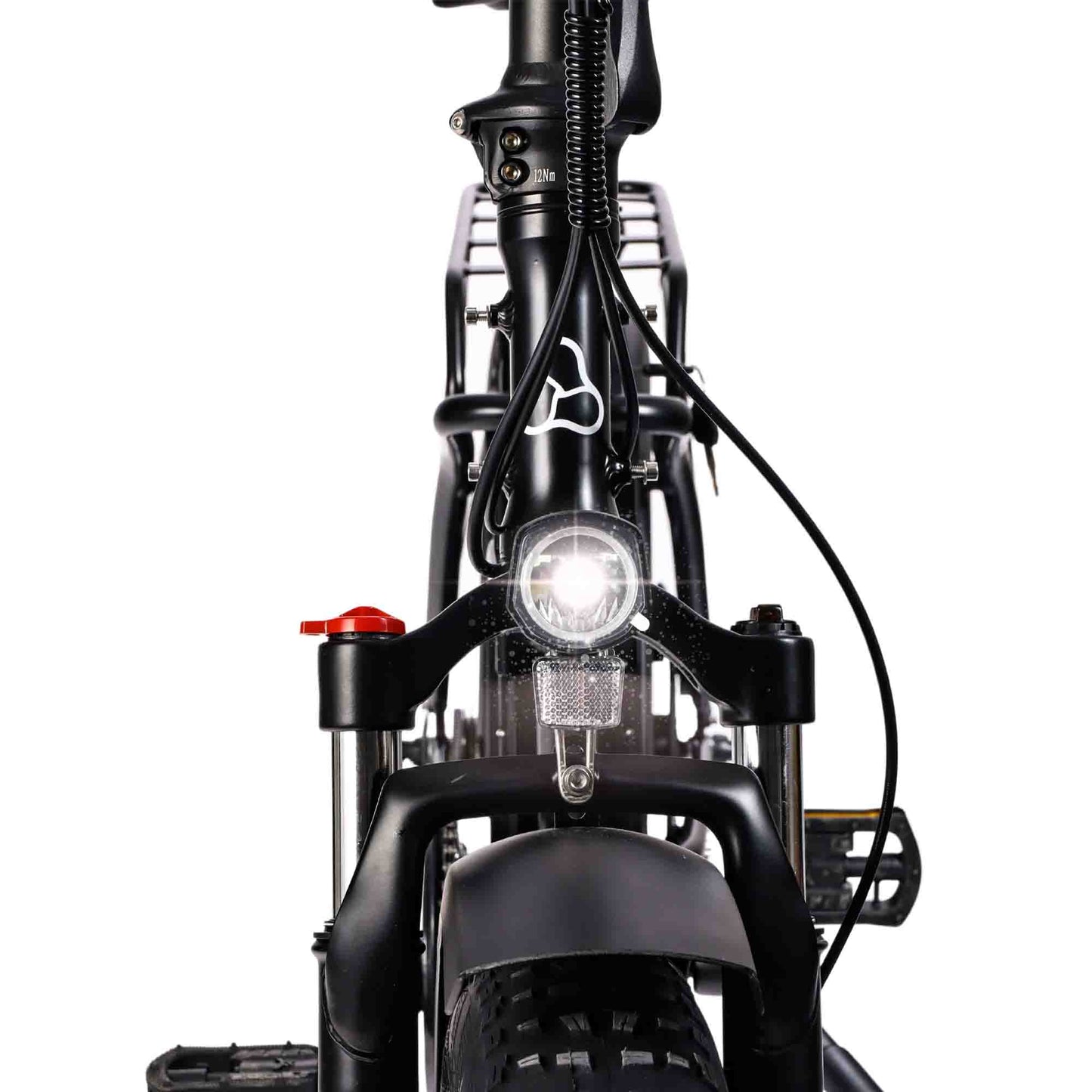 Hygge Vester electric bike black – urban step-through e-bike with mudguards and rear rack – Volt Ventures