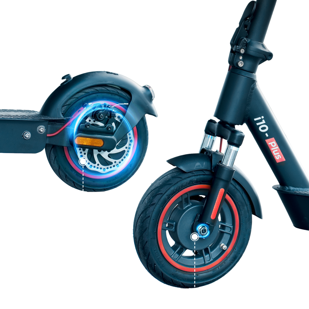 iScooter i10Plus electric scooter for adults – foldable, urban commuting e-scooter with long-range battery – Volt Ventures