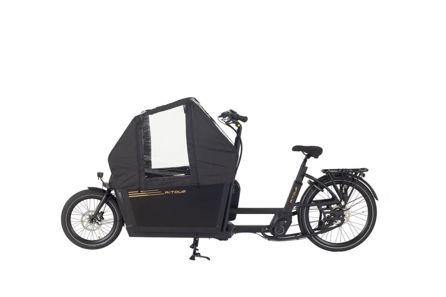 Aitour Basalt cargo electric bike with long rear rack – heavy-duty e-bike for families and deliveries in the UK-volt-ventures