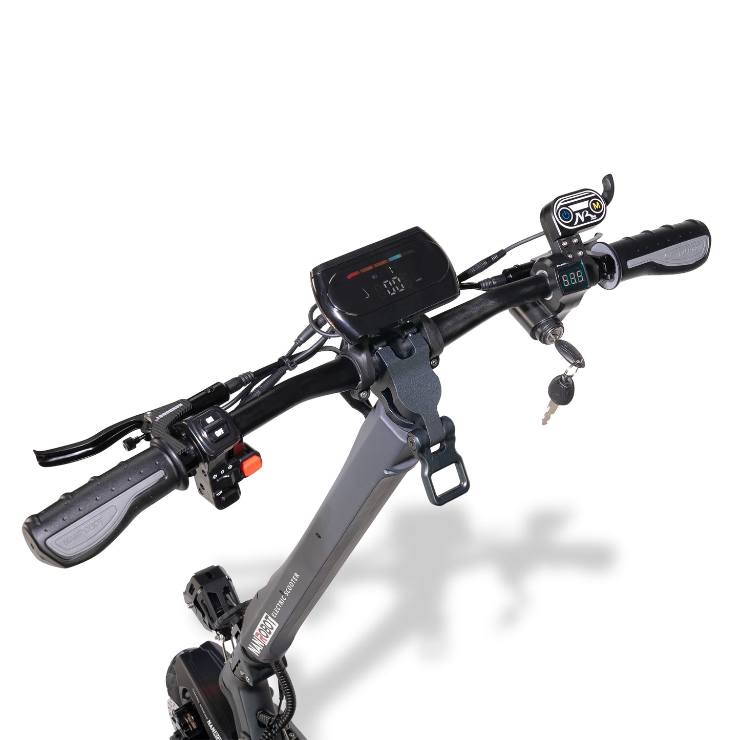 Nanrobot N6 electric scooter black and grey – high-speed dual motor e-scooter with full suspension and all-terrain tyres – Volt Ventures