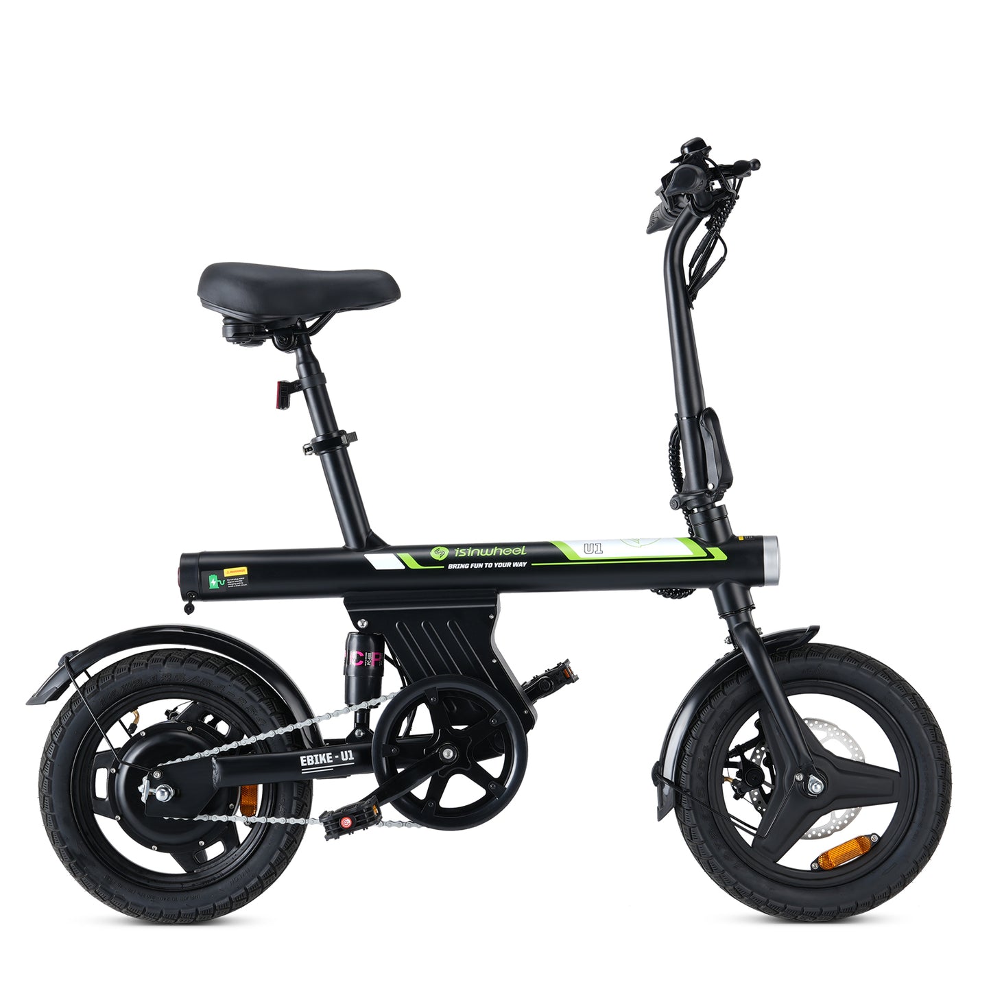 Isinwheel U1 electric bike – compact folding e-bike for city commuting with pedal assist and lightweight frame – Volt Ventures