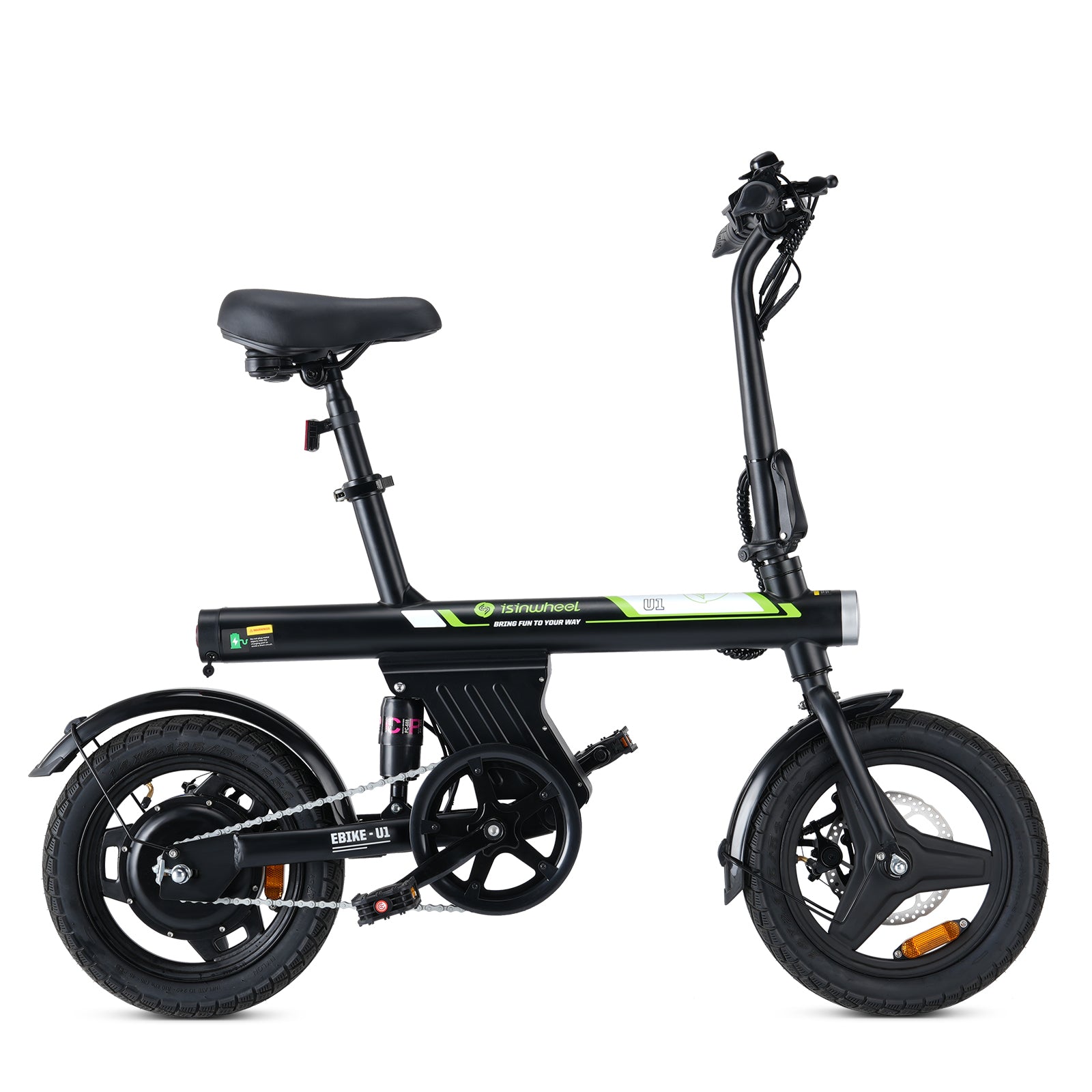 Isinwheel U1 electric bike – compact folding e-bike for city commuting with pedal assist and lightweight frame – Volt Ventures