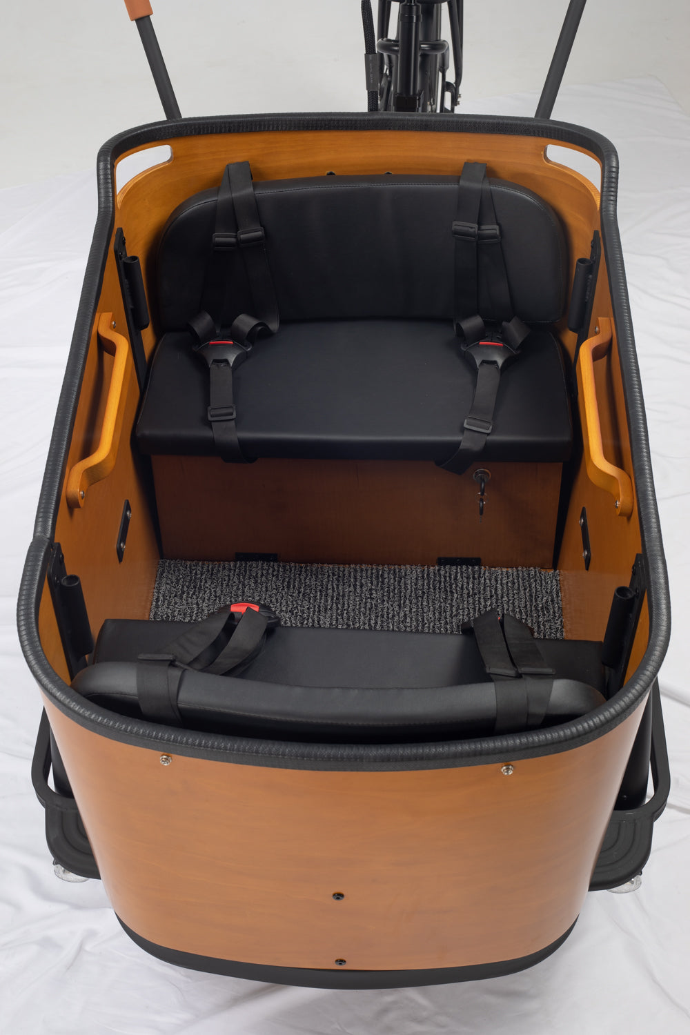 Aitour Family C cargo electric bike with front and rear load space – electric utility bike for UK families-volt-ventures