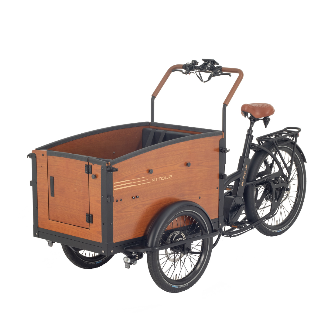 Aitour Family S cargo electric bike with child seats – utility e-bike for family transport in the UK-volt-ventures