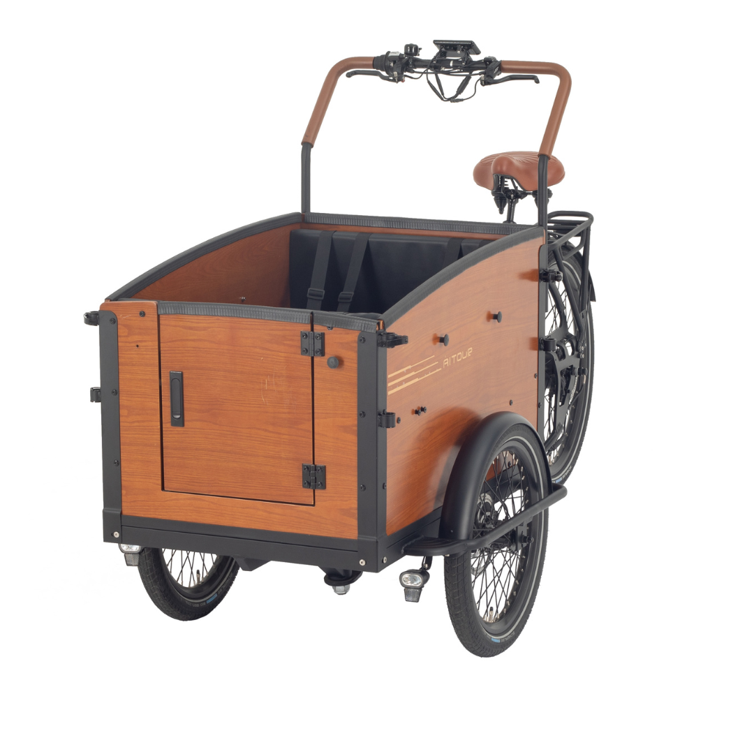 Aitour Family S cargo electric bike with child seats – utility e-bike for family transport in the UK-volt-ventures