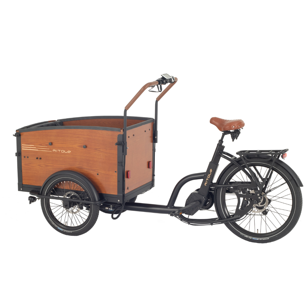 Aitour Family S cargo electric bike with child seats – utility e-bike for family transport in the UK-volt-ventures