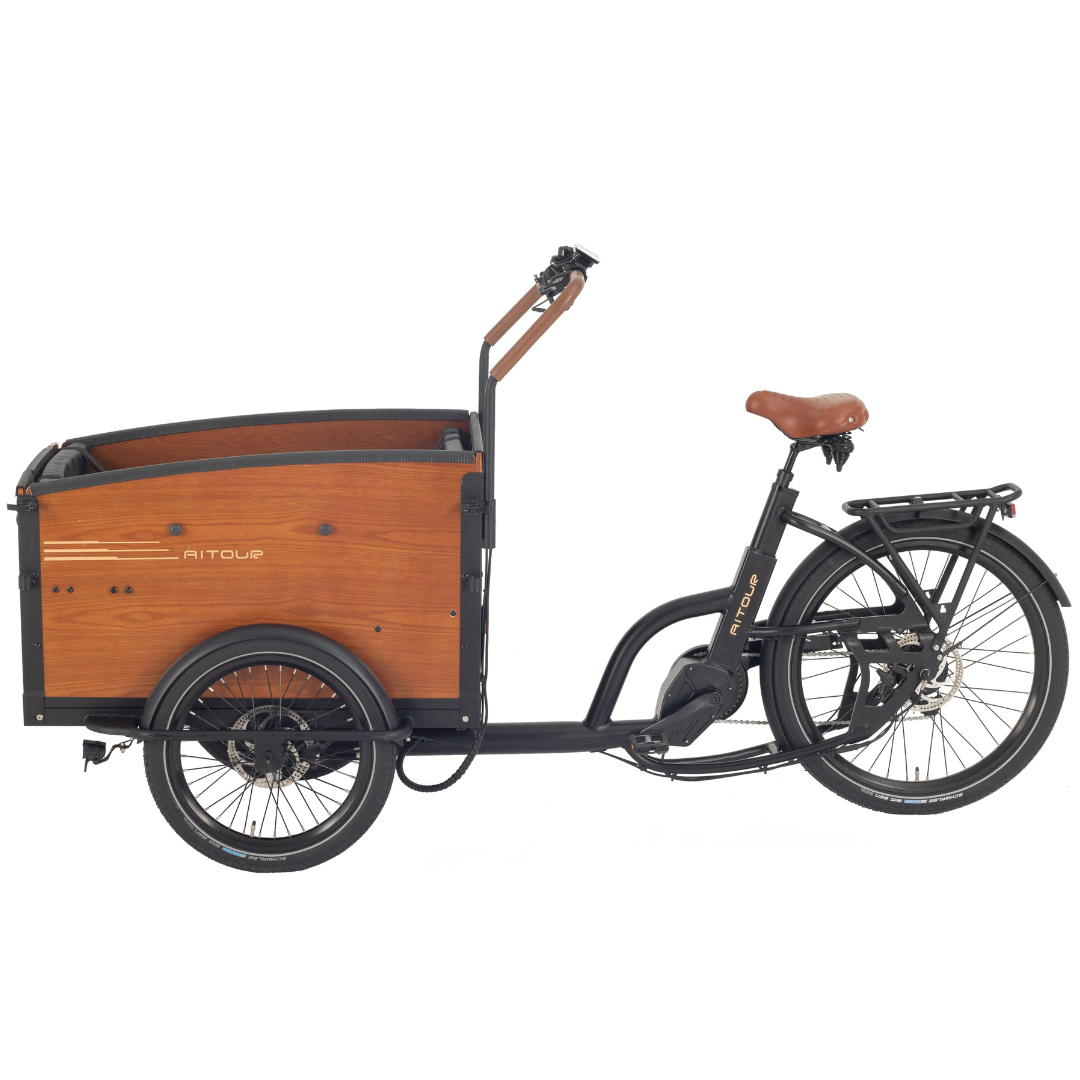 Aitour Family S cargo electric bike with child seats – utility e-bike for family transport in the UK-volt-ventures