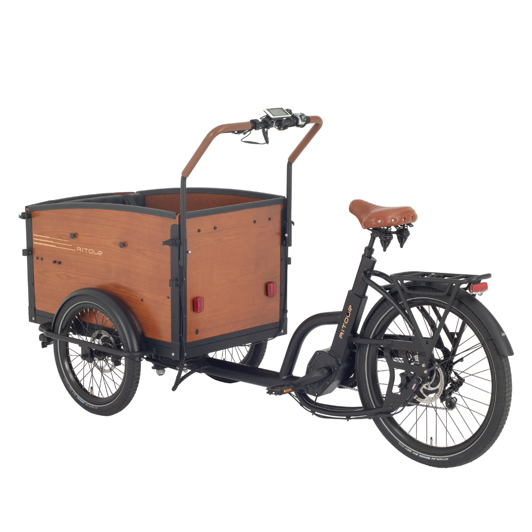 Aitour Family S cargo electric bike with child seats – utility e-bike for family transport in the UK-volt-ventures