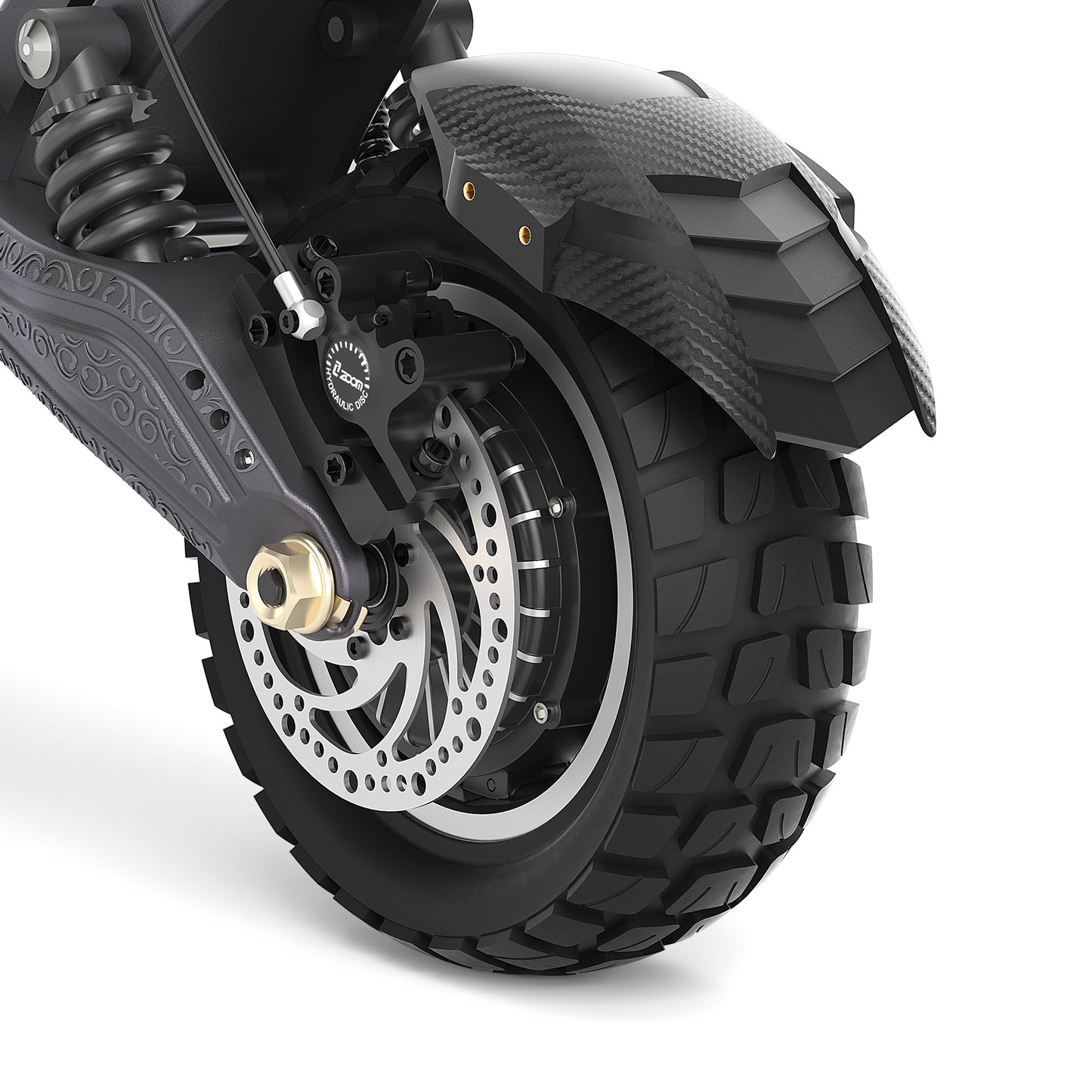 Ausom F1 Max – Foldable Off-Road Adult Electric Scooter, Black, Long-Range Model, UK Stock by Volt Ventures
