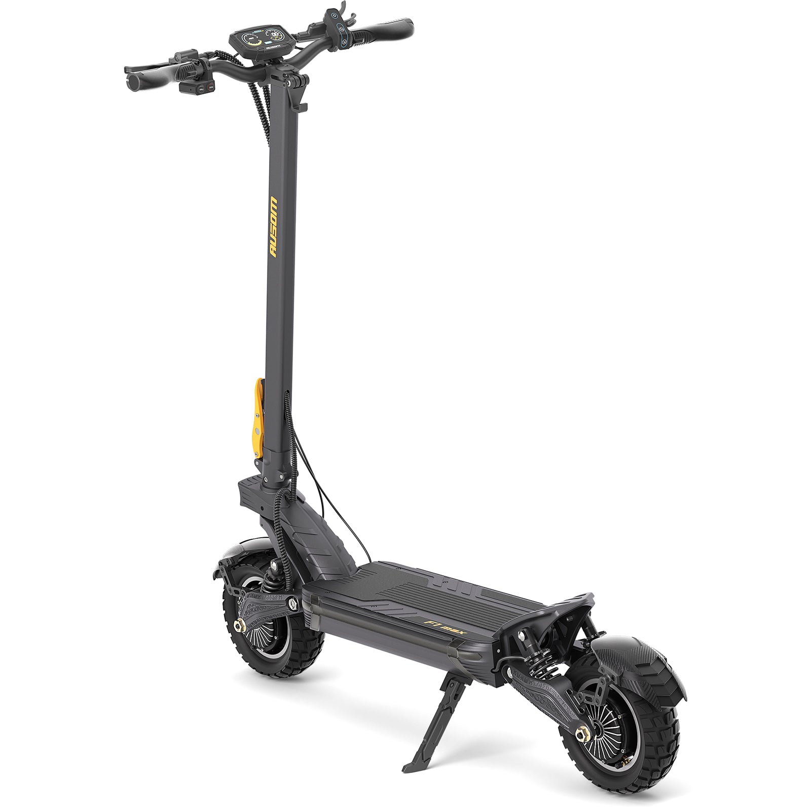 Ausom F1 Max – Foldable Off-Road Adult Electric Scooter, Black, Long-Range Model, UK Stock by Volt Ventures
