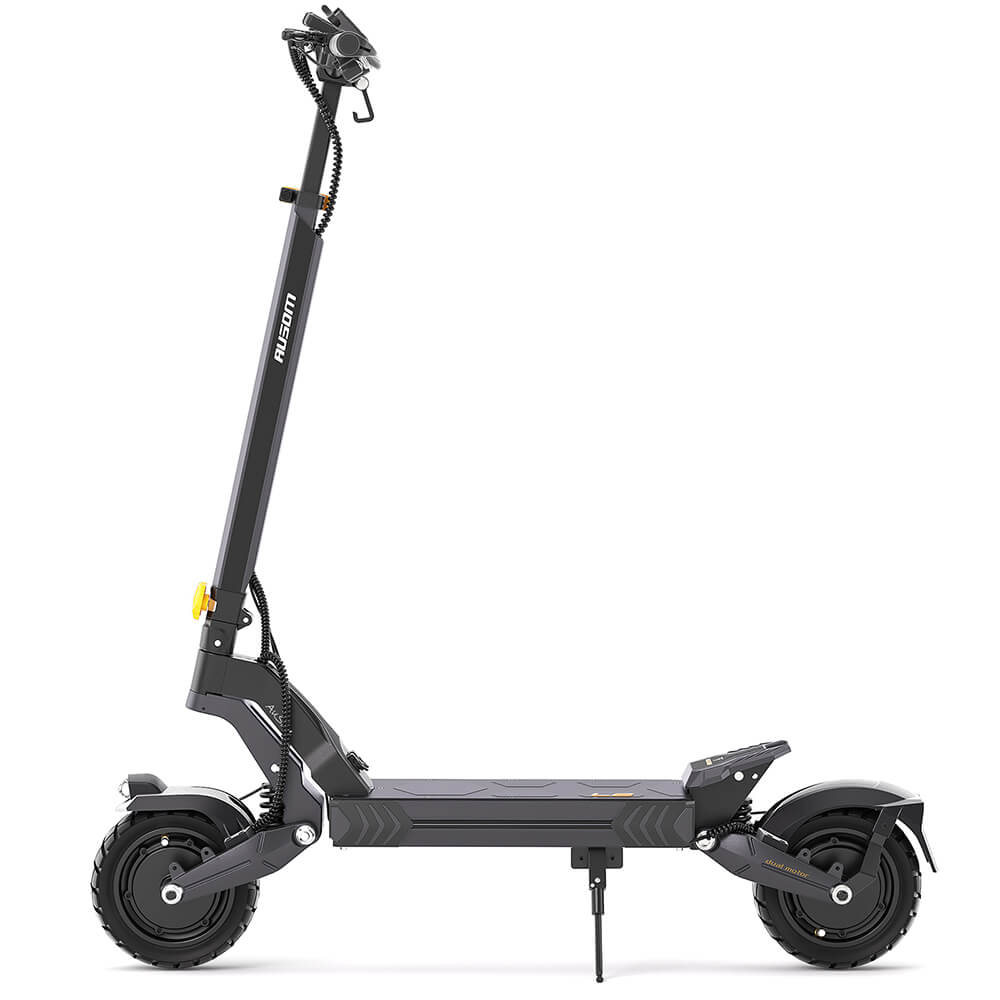 Ausom L2 – Foldable Off-Road Adult Electric Scooter, Black, Long-Range Model, UK Stock by Volt Ventures