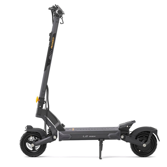 Ausom L2 Max – Foldable Off-Road Adult Electric Scooter, Black, Long-Range Model, UK Stock by Volt Ventures