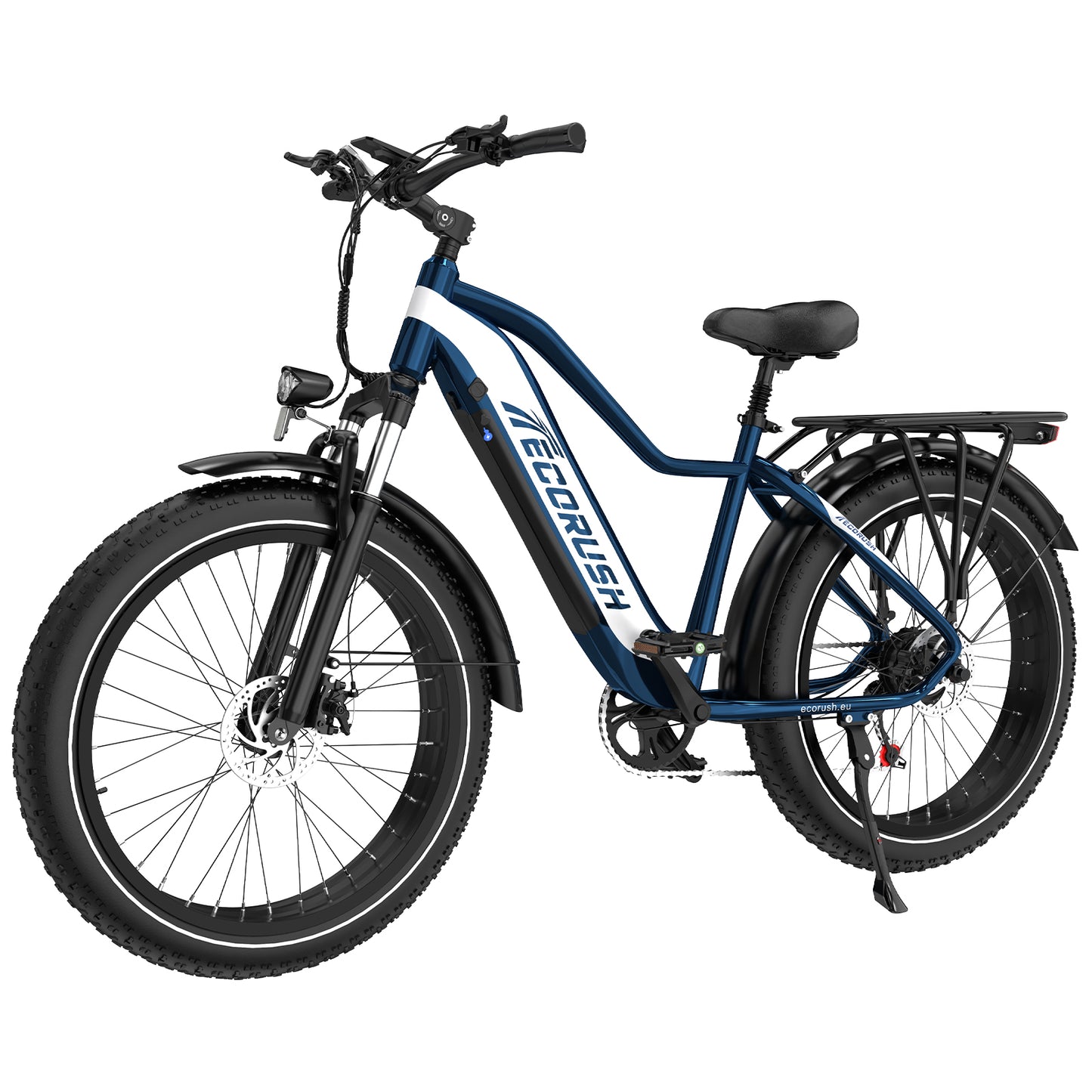 Ecorush R1 electric bike with step-through frame and long-range battery for city rides – Volt Ventures
