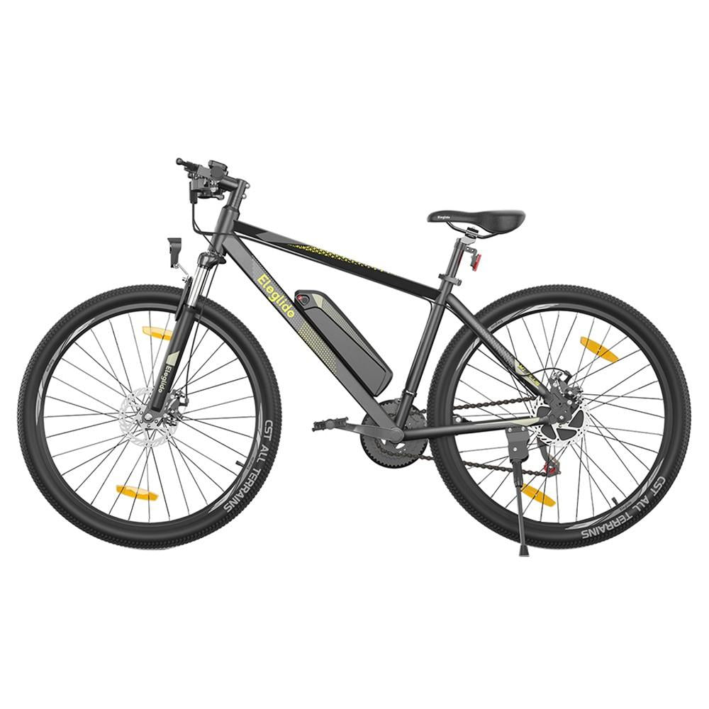 Eleglide M1 Plus 27.5 inch electric mountain bike with Shimano gears, front suspension, and LCD display – Volt Ventures