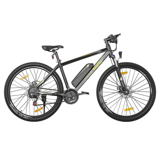 Eleglide M1 Plus 27.5 inch electric mountain bike with Shimano gears, front suspension, and LCD display – Volt Ventures