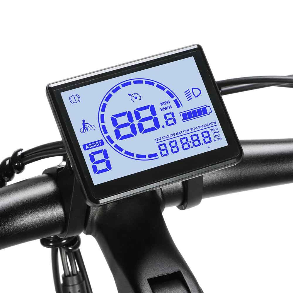 Eleglide T1 step-through electric bike with low frame, rear rack, suspension fork, and 250W motor – Volt Ventures