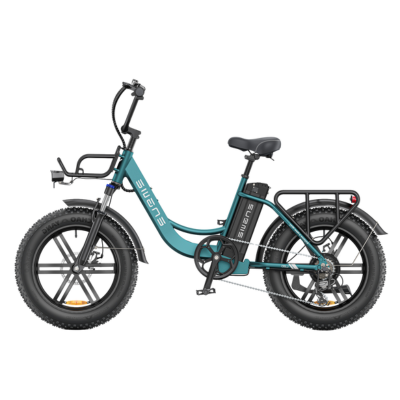 Engwe L20 Boost Green Fat Tyre Cargo Electric Bike – Durable City and Utility E-Bike from Volt Ventures
