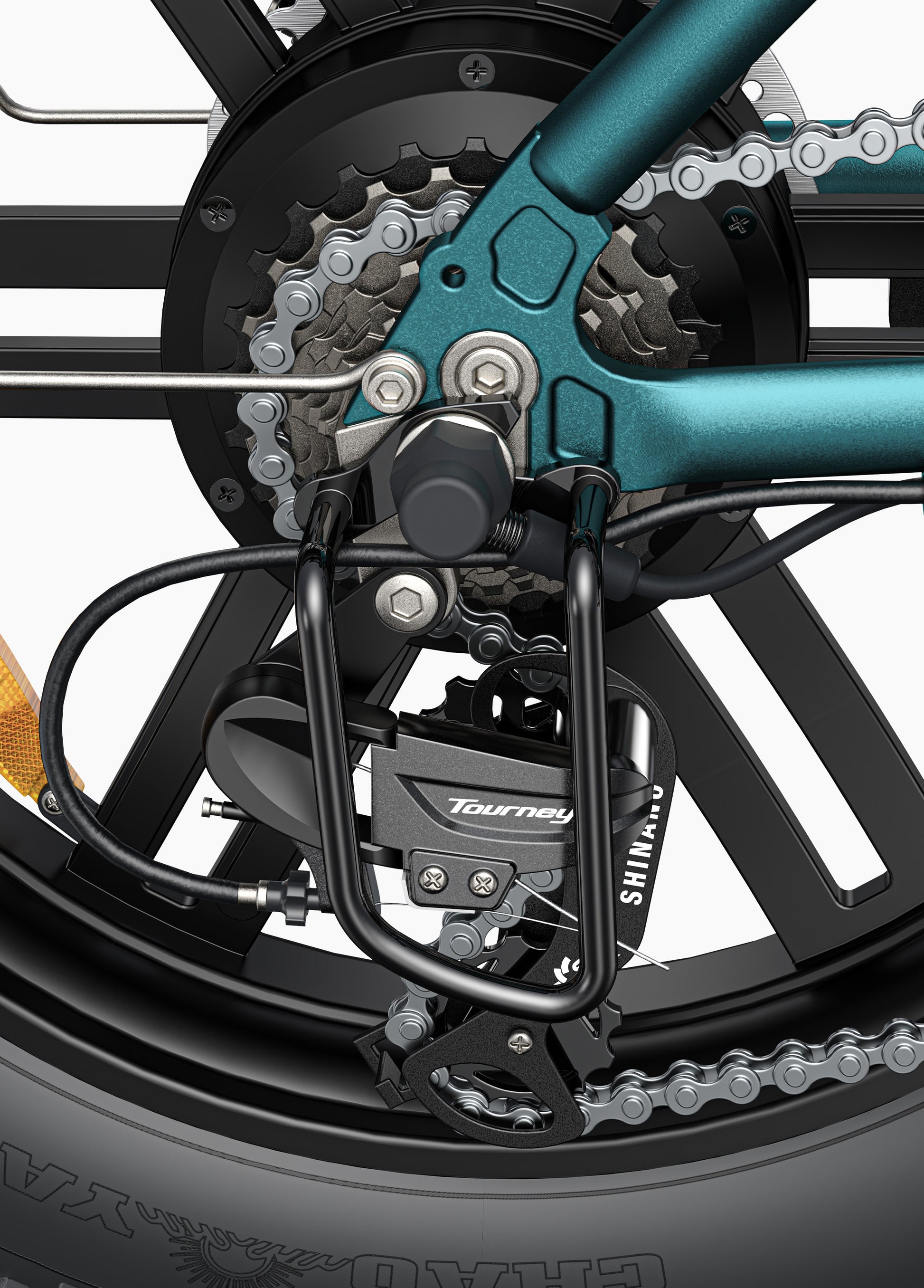 Engwe L20 Boost Green Fat Tyre Cargo Electric Bike – Durable City and Utility E-Bike from Volt Ventures