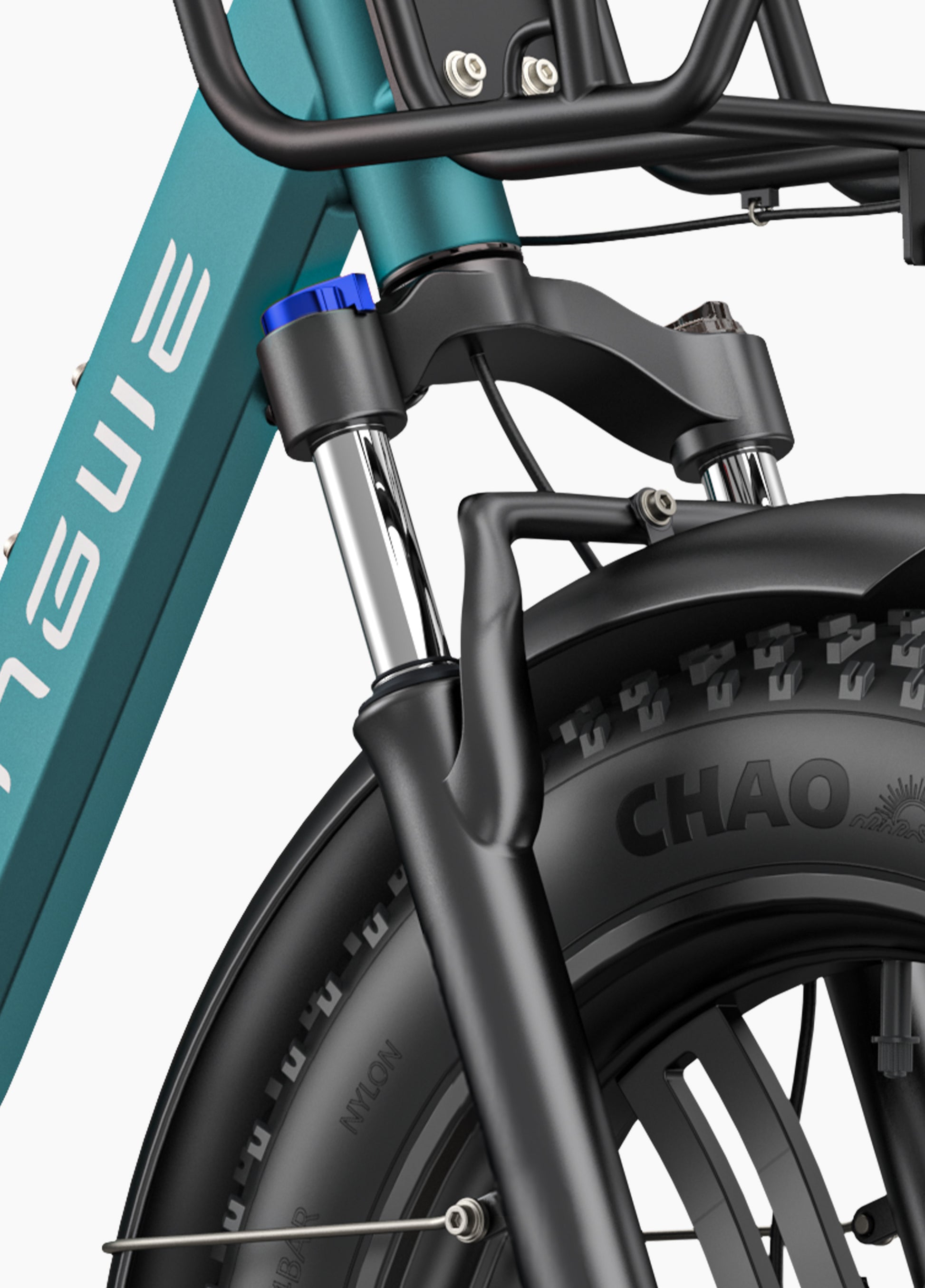 Engwe L20 Boost Green Fat Tyre Cargo Electric Bike – Durable City and Utility E-Bike from Volt Ventures