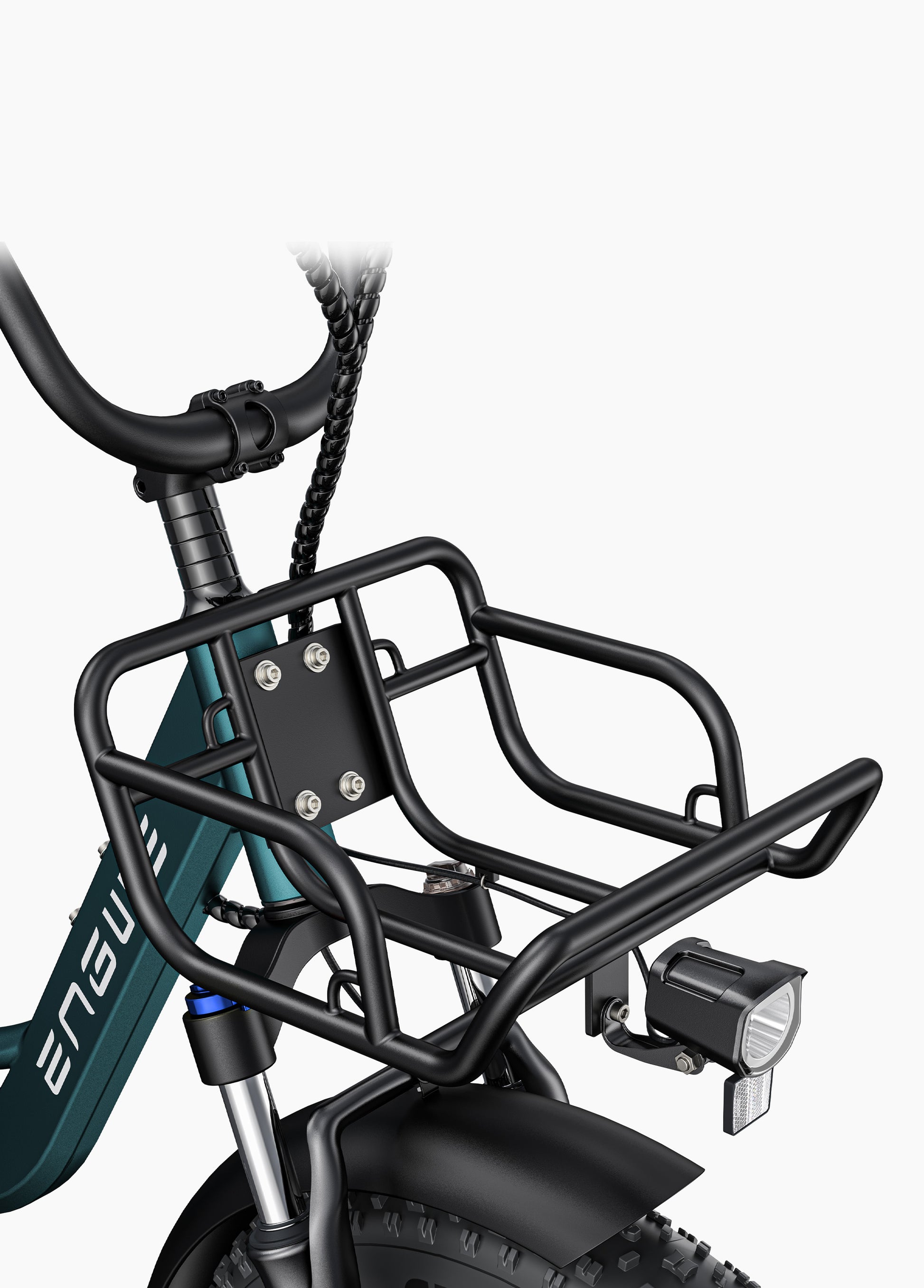 Engwe L20 Boost Green Fat Tyre Cargo Electric Bike – Durable City and Utility E-Bike from Volt Ventures