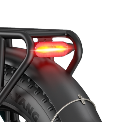 Engwe L20 Boost Black Electric Fat Tyre Cargo Bike – Rugged Commuter and Cargo E-Bike by Volt Ventures