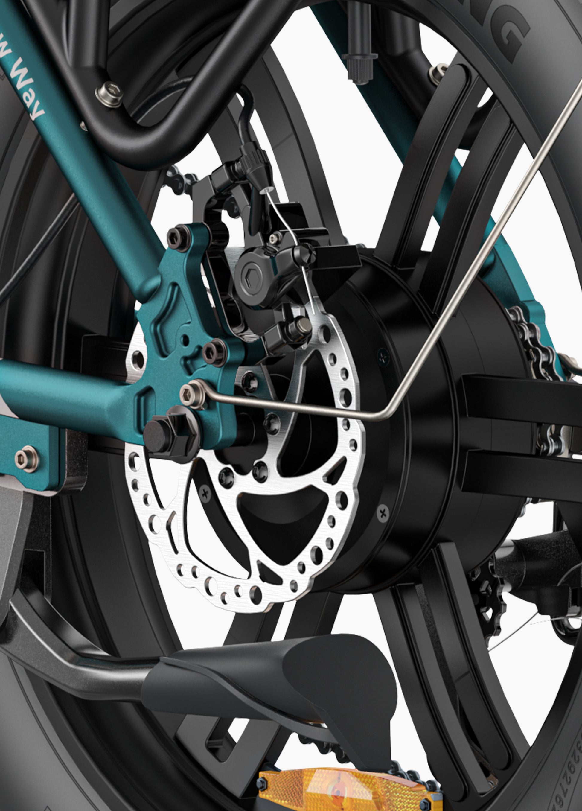 Engwe L20 Boost Green Fat Tyre Cargo Electric Bike – Durable City and Utility E-Bike from Volt Ventures