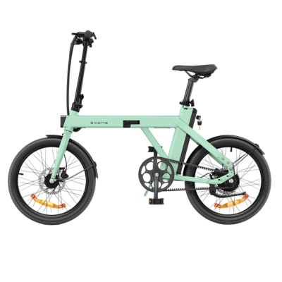 ENGWE P20 foldable commuter electric bike in green with lightweight frame and long-range battery – available from Volt Ventures