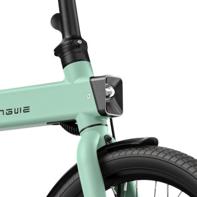 ENGWE P20 foldable commuter electric bike in green with lightweight frame and long-range battery – available from Volt Ventures
