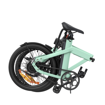ENGWE P20 foldable commuter electric bike in green with lightweight frame and long-range battery – available from Volt Ventures
