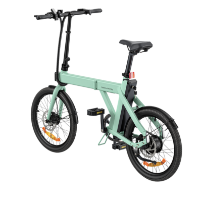ENGWE P20 foldable commuter electric bike in green with lightweight frame and long-range battery – available from Volt Ventures