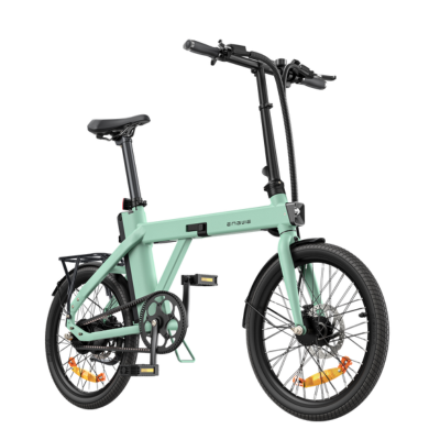 ENGWE P20 foldable commuter electric bike in green with lightweight frame and long-range battery – available from Volt Ventures