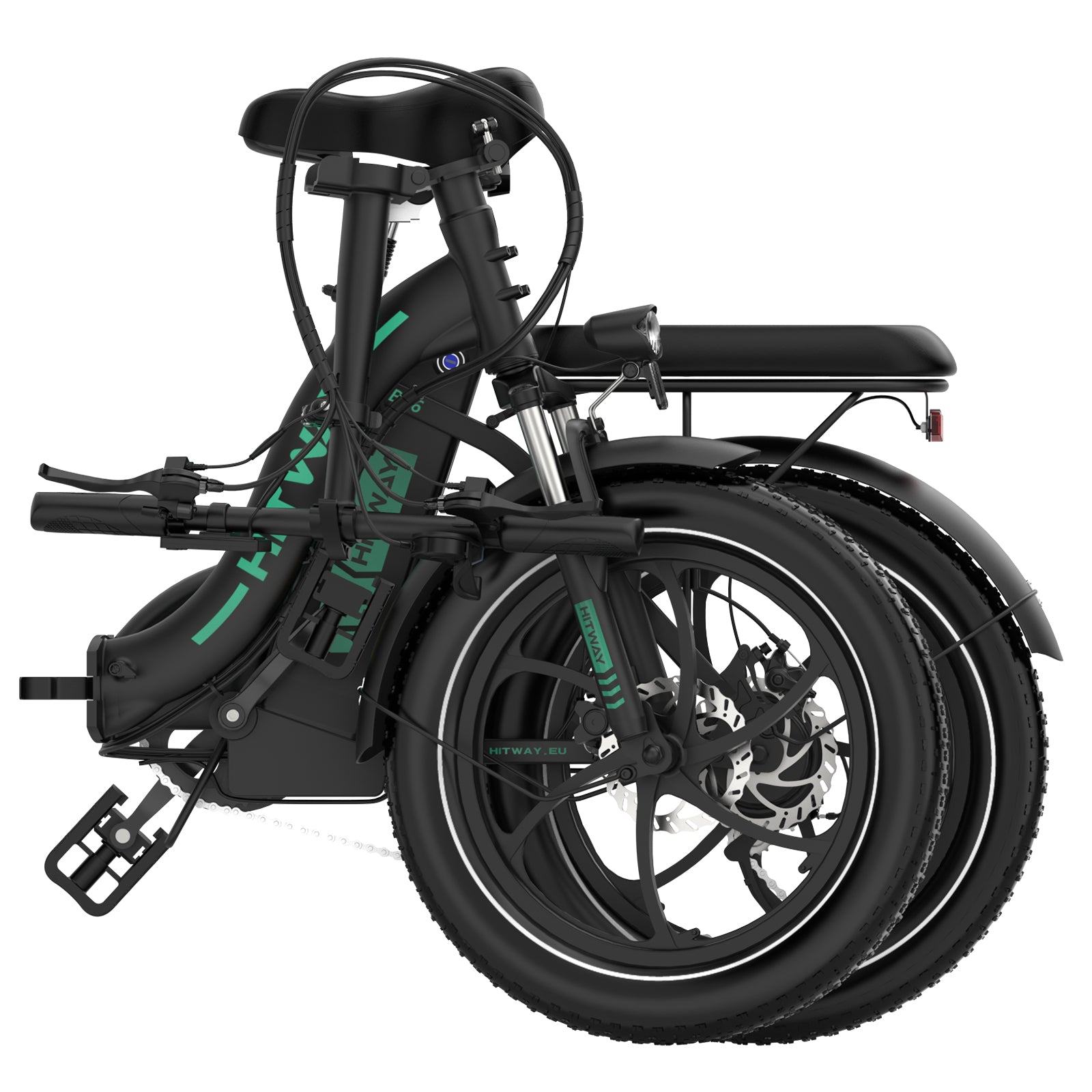 Hitway BK-6SL electric bike – 26-inch fat tyre e-bike with front suspension, LED display, and long-range motor – Volt Ventures