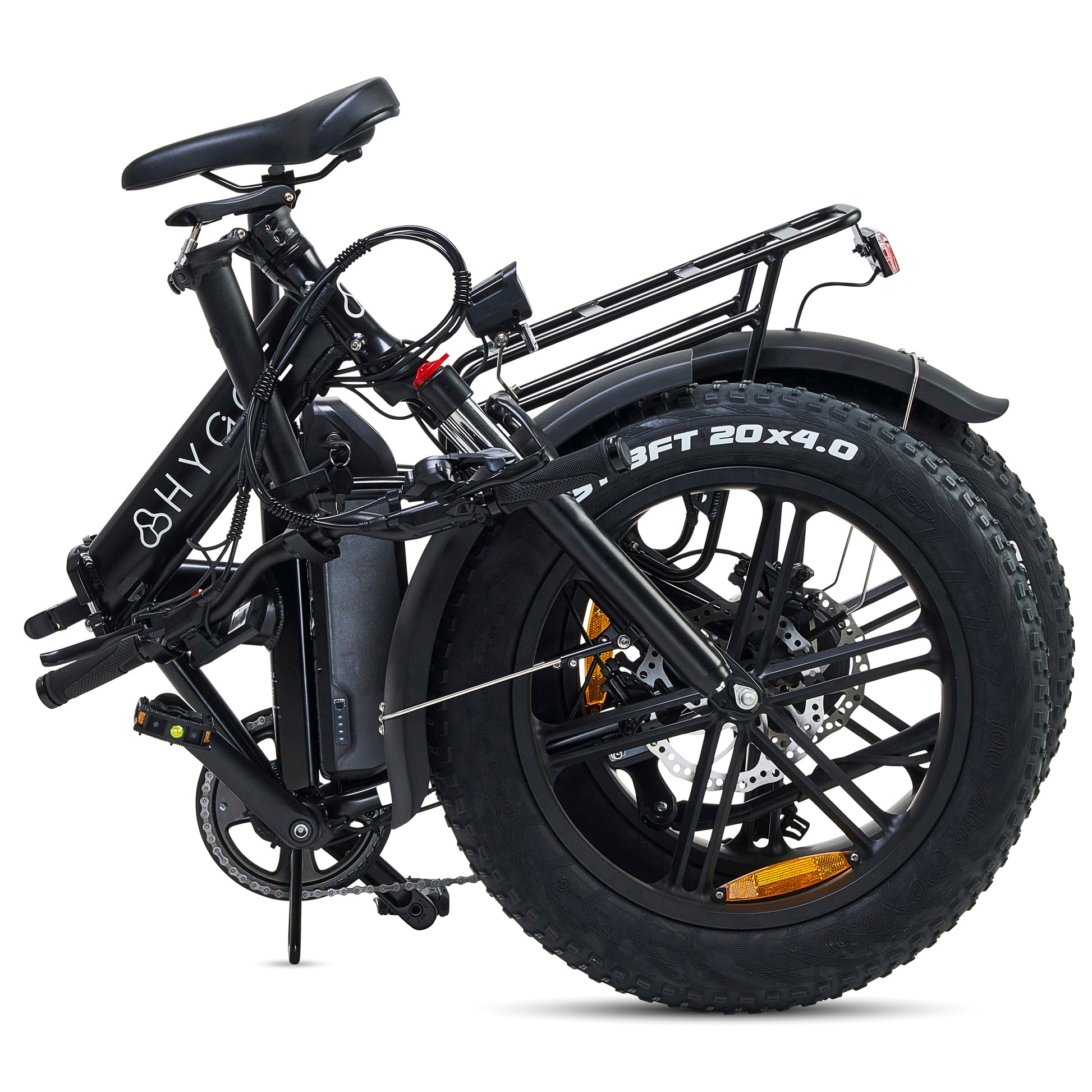 Hygge Vester electric bike black – urban step-through e-bike with mudguards and rear rack – Volt Ventures