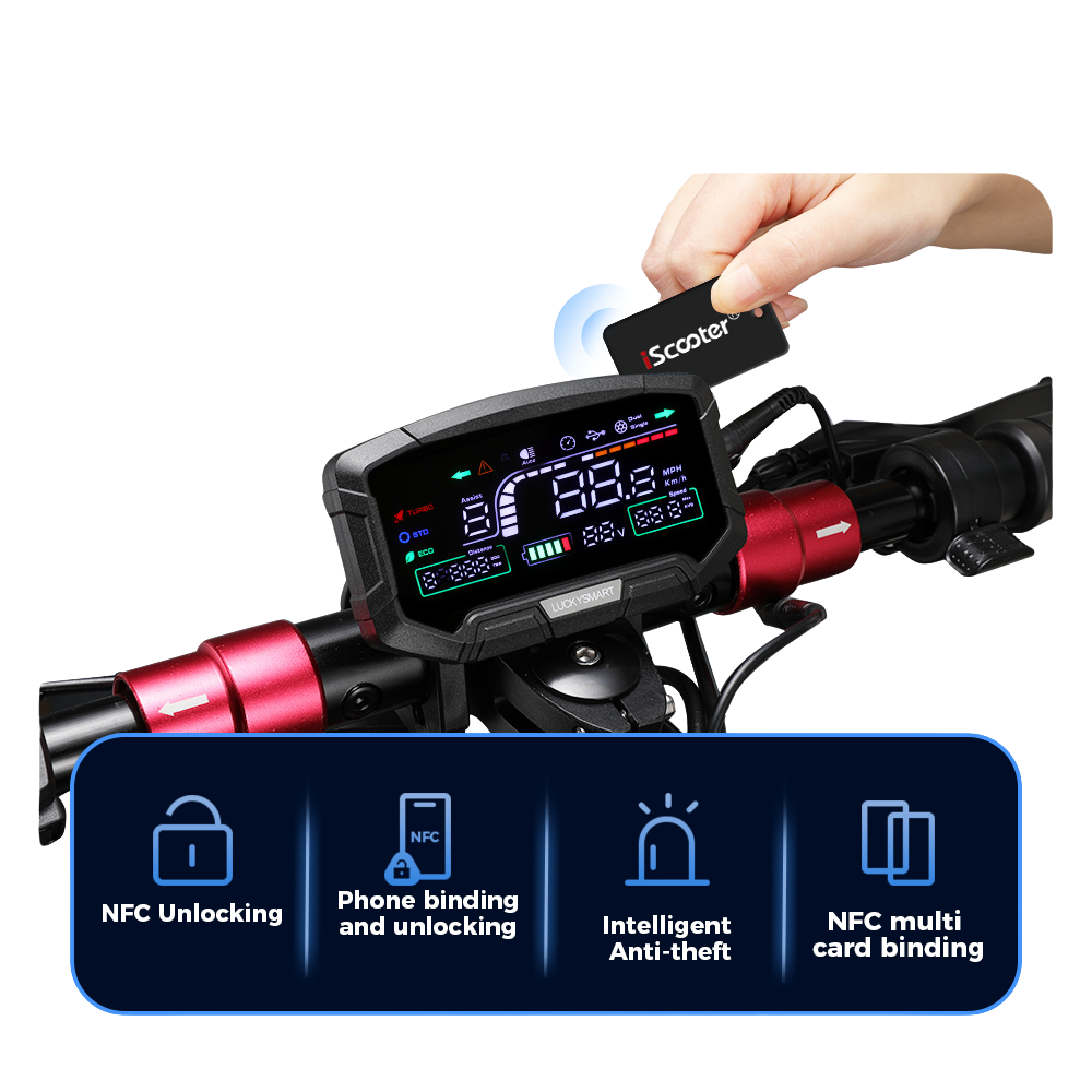 iScooter iX6 electric scooter – off-road adult e-scooter with 10-inch tyres, dual suspension, and long-range battery – Volt Ventures