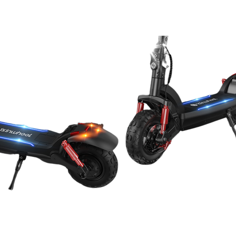 Isinwheel GT2 electric scooter with dual motor, hydraulic brakes, and all-terrain tyres – Volt Ventures
