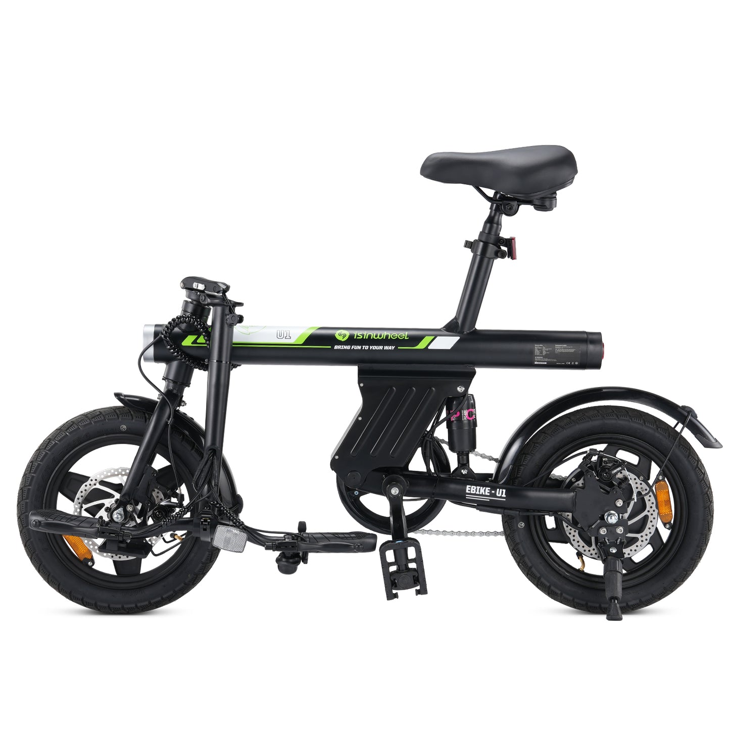 Isinwheel U1 electric bike – compact folding e-bike for city commuting with pedal assist and lightweight frame – Volt Ventures