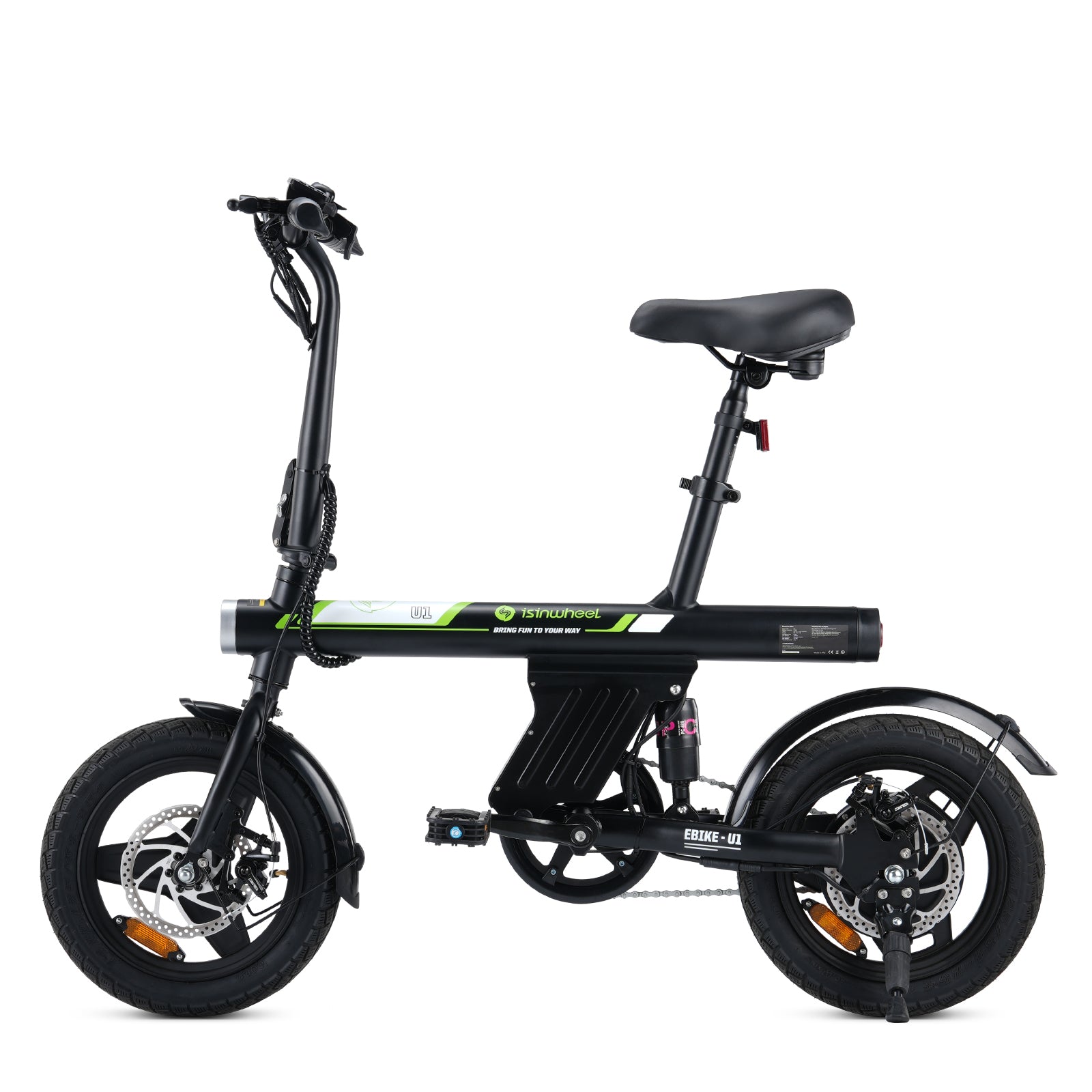 Isinwheel U1 electric bike – compact folding e-bike for city commuting with pedal assist and lightweight frame – Volt Ventures