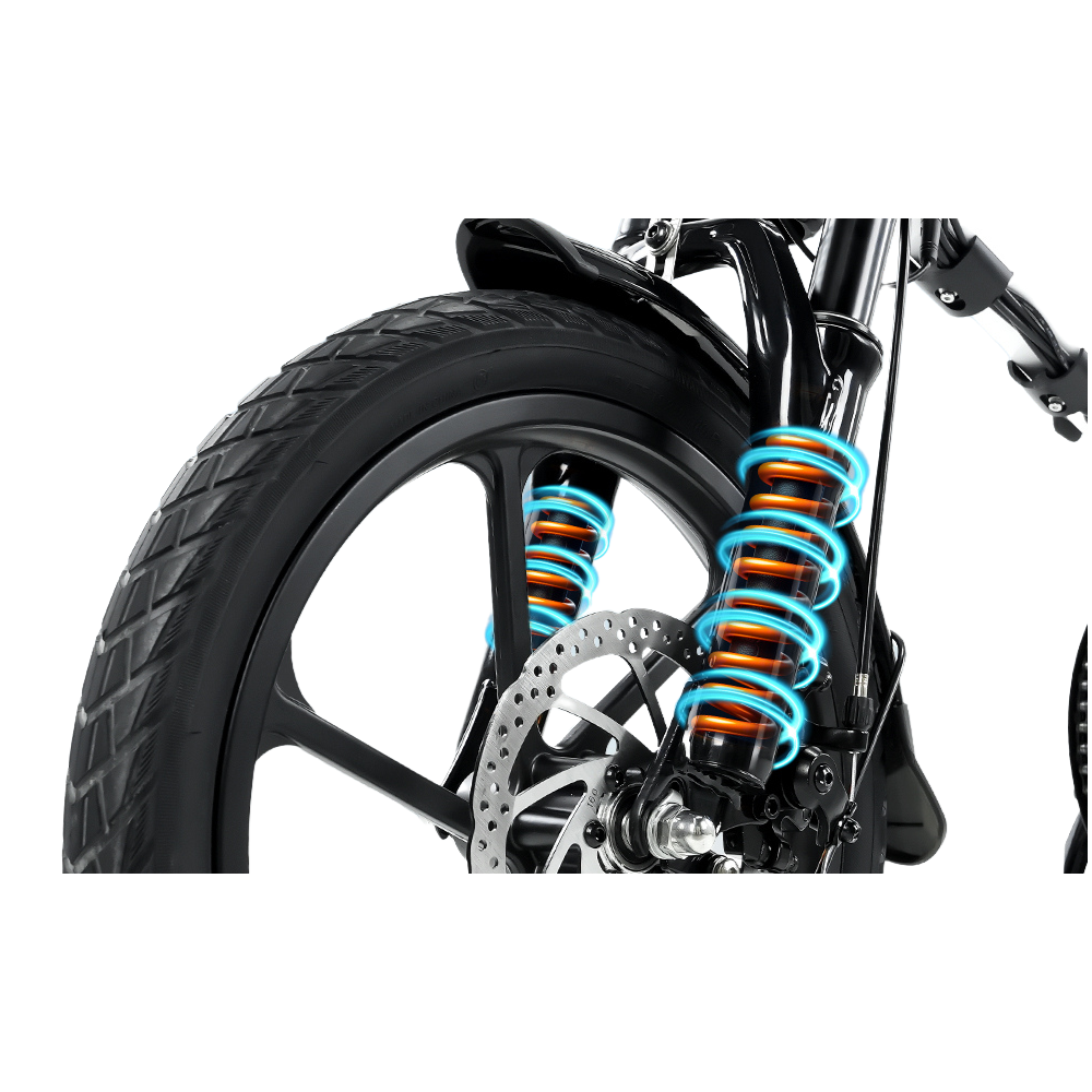 Isinwheel U4 electric bike – powerful urban e-bike with 48V battery, front suspension, and pedal assist – Volt Ventures