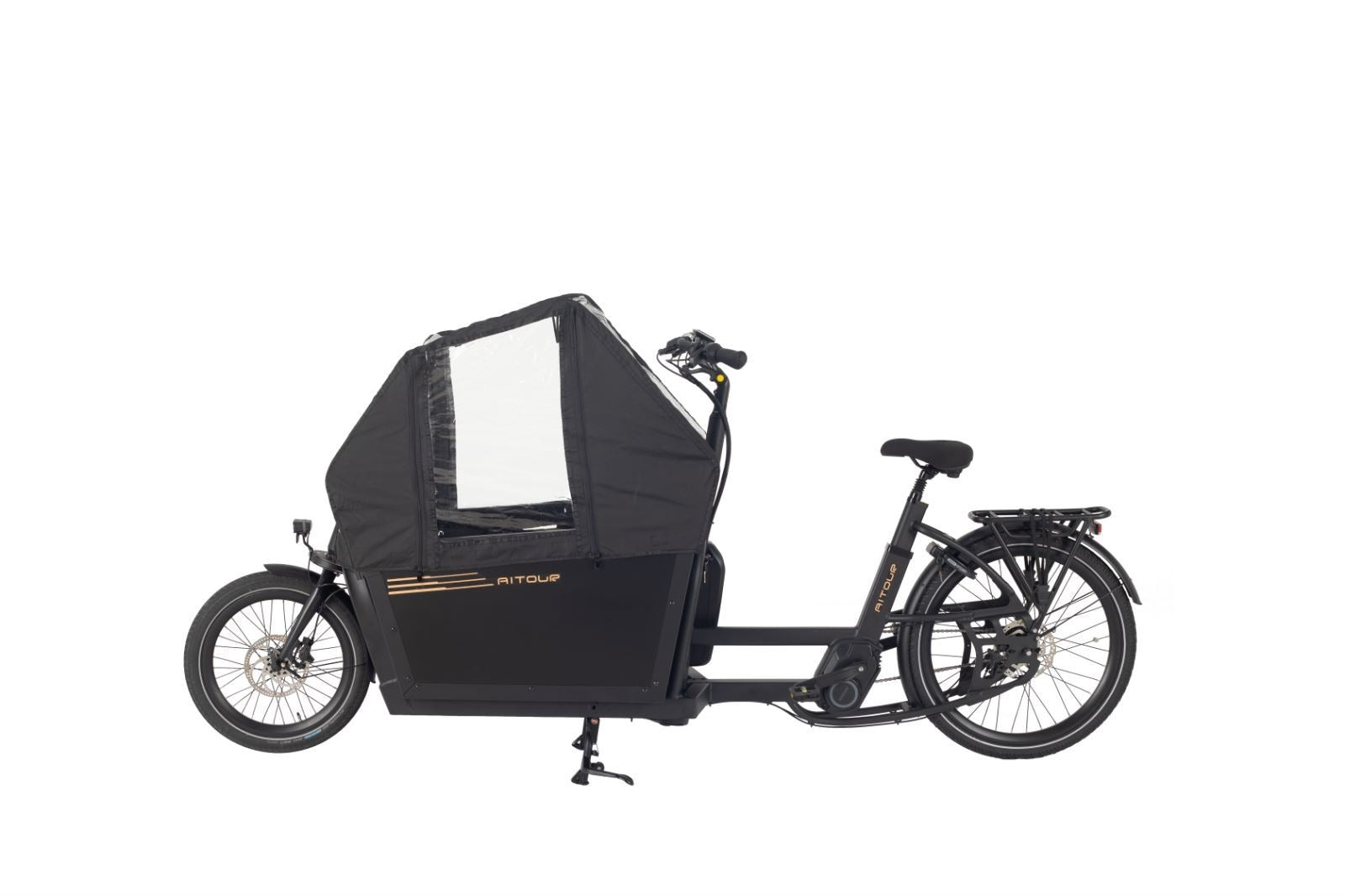 Aitour Basalt cargo electric bike with long rear rack – heavy-duty e-bike for families and deliveries in the UK-volt-ventures