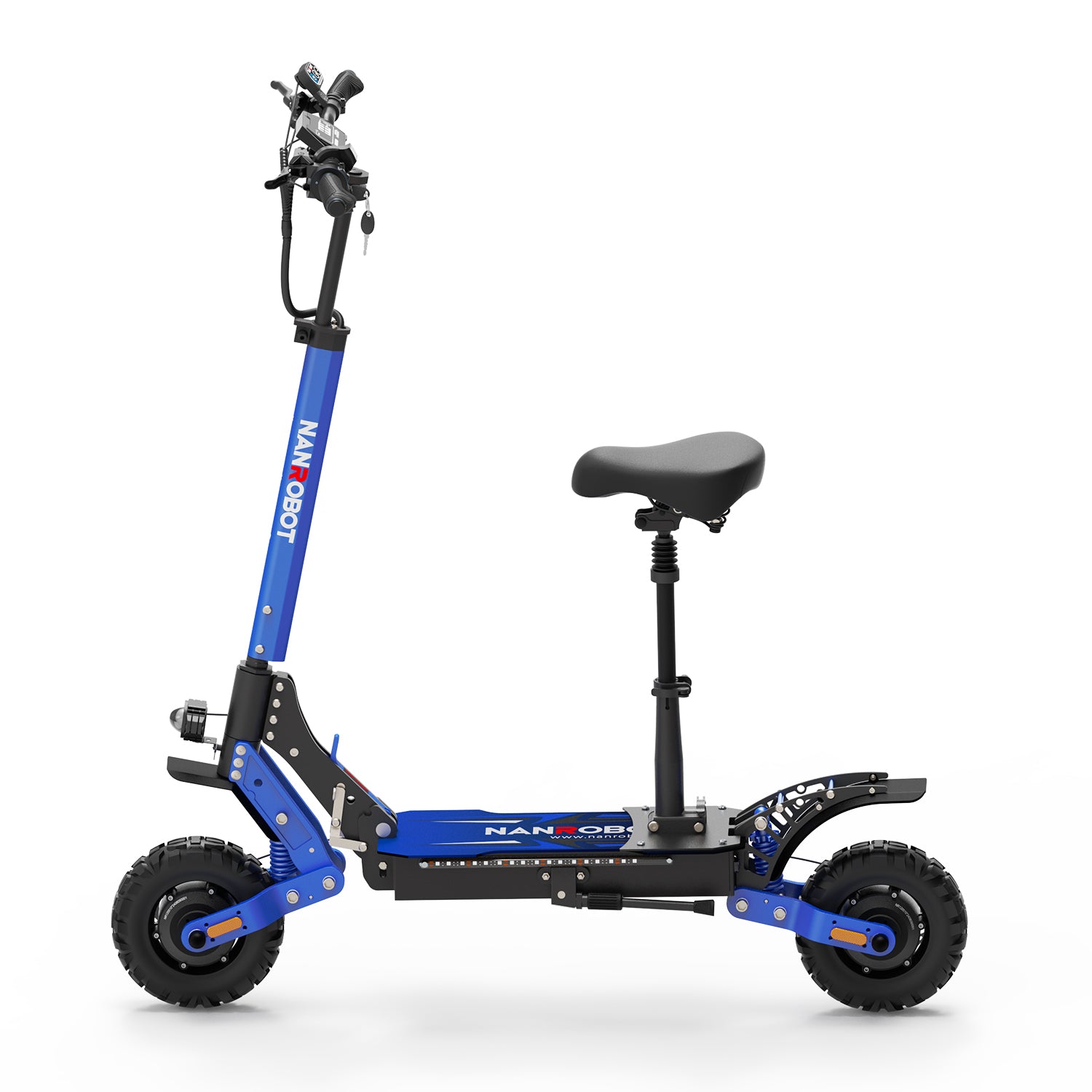 Nanrobot D4+ MAX electric scooter in blue – high-performance dual motor off-road e-scooter – Volt Ventures