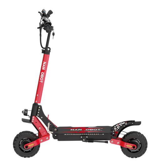 Nanrobot D4+ MAX electric scooter in red – high-performance dual motor off-road e-scooter – Volt Ventures