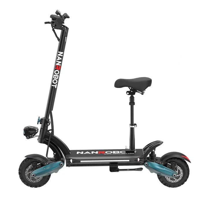 Nanrobot D6+2.0 seated electric scooter – high-performance dual motor e-scooter with suspension and long range – Volt Ventures
