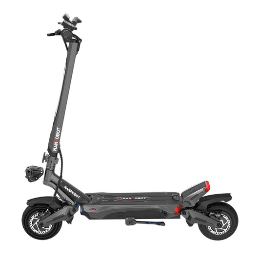 Nanrobot N6 electric scooter black and grey – high-speed dual motor e-scooter with full suspension and all-terrain tyres – Volt Ventures